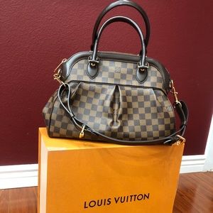 *LIKE NEW* Louis Vuitton Trevi PM Damier Ebene canvas bag